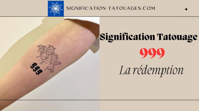 Signification Tatouage 999: La rédemption