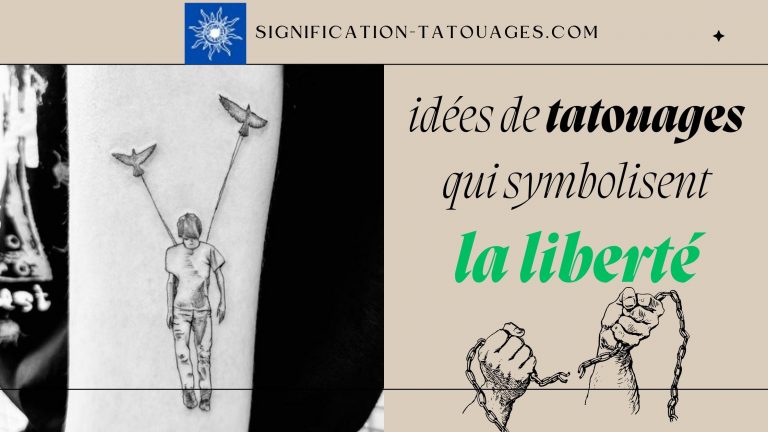 7 idées de tatouages qui symbolisent la liberté
